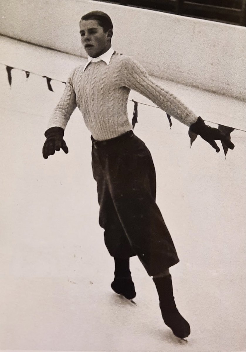 DrHampe's tweet photo. Horst Faber celebrated his 100th birthday on 11.09.2021. He is 9 times German men's champion, 1951 in ice dance, 1944 2d in pairs. 3d at Europeans and Worlds in 1939. After 11 years of competition break 2d at Europeans in 1951! #FigureSkating https://t.co/dEGAib16Yj