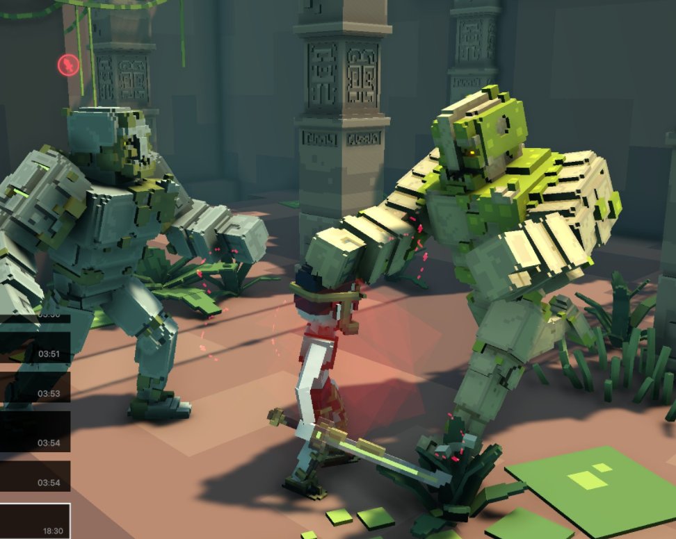 KejispiritPhong's tweet photo. @TheSandboxGame two golem  surrounded me.. https://t.co/7FeT7KJ8DL