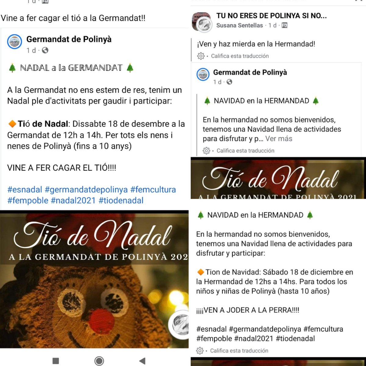 SueSentellas's tweet photo. Publicar al Facebook o Instagram en català és esport de risc... I jo sense saber-ho. 
Igualment em nego a deixar-ho de fer! 💪💪
@etfelicitofill @MastersOfNaming encara estic flipant... https://t.co/mHJIartjku