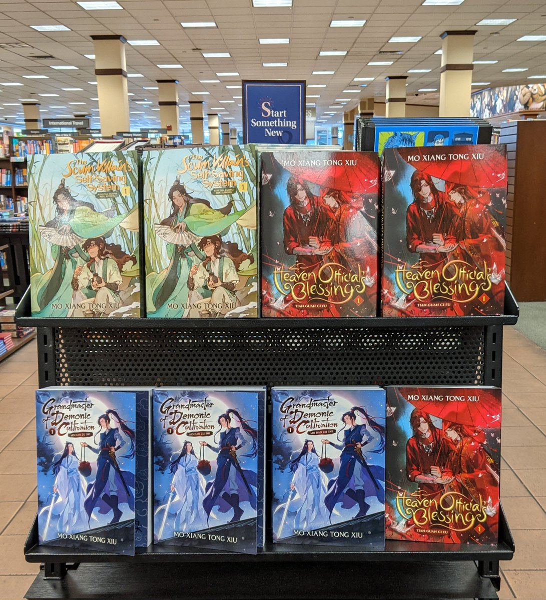 First thing you see as you walk in to my nearest B&N! #mxtxbkstore Still can't believe these are real!