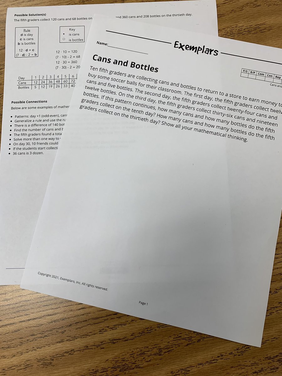TollingerT's tweet photo. Day 10 of #MathmasCheer!❤️
I love @Exemplars and Lone STAAR problem solving! Students get to apply their learning to real-life math! @danifryIC @IC_K8Stafford @RiddleElem @friscoisd #FISDMathWorkshop https://t.co/gFJC5GZwSc