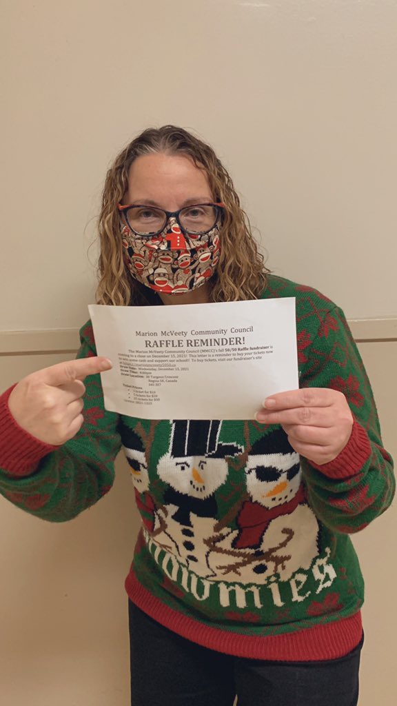 Attention McVeety families! Ms. Wood wants to remind you that tomorrow is the last day to get your raffle tickets for our community fundraiser! The total is more than $1700 so don’t miss your chance!