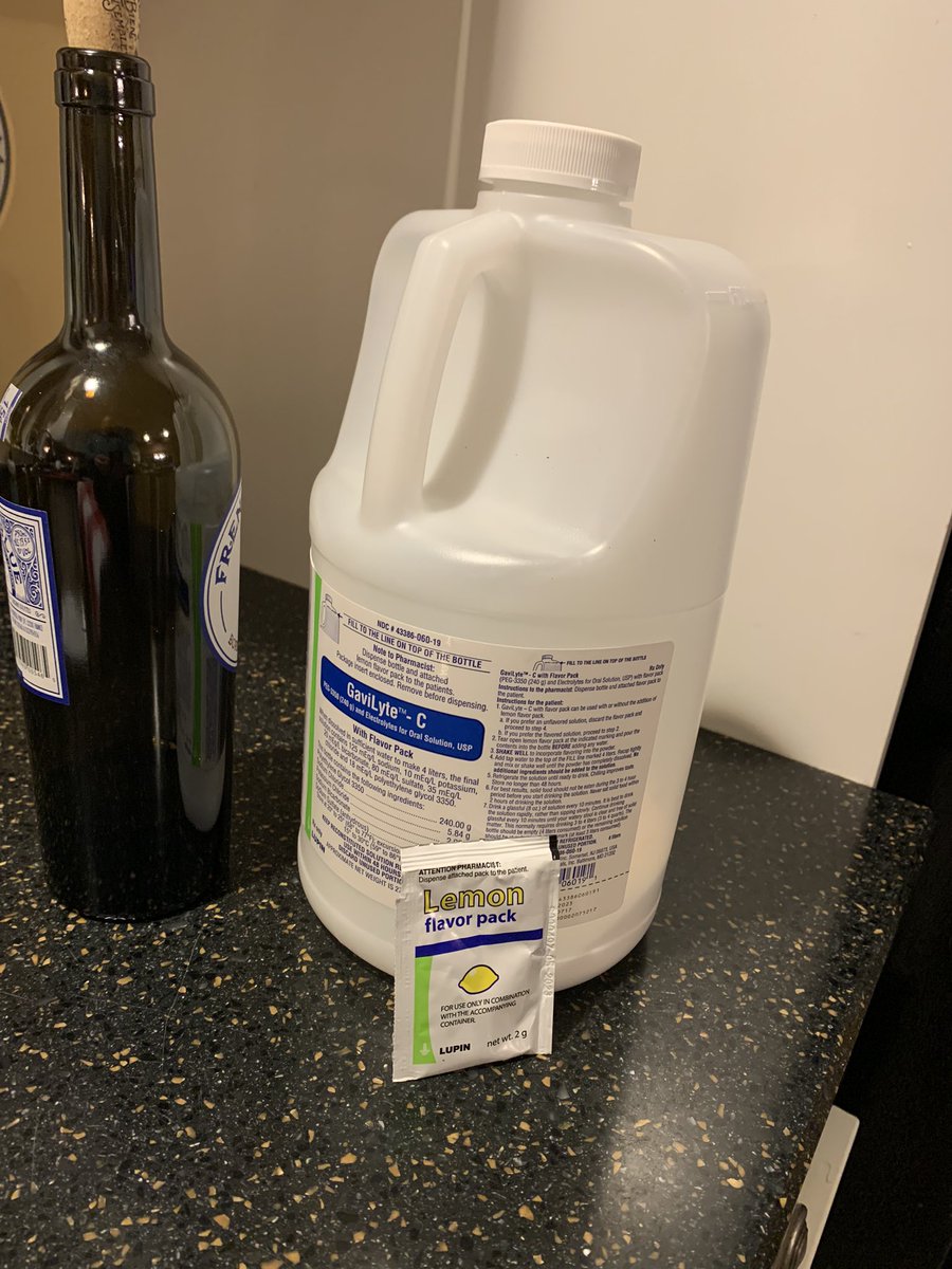 AndersonRandall's tweet photo. Can’t remember which one I’m supposed to drink for the #colonoscopy tomorrow. #docadvice #notfunweightloss #funnightahead https://t.co/elGv9Eh3Sz