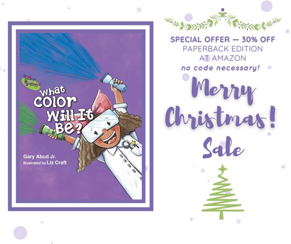 🎁 Looking for the perfect gift for a young scientist in your life? Or your child's elementary #teacher? We've got a special offer! Head over to <a href="/Amazon/">Amazon</a> for 30% off the paperback edition of <a href="/SciWithScarlett/">Science With Scarlett</a>—no code necessary—just in time for #Christmas! j.mp/3dTecY8
