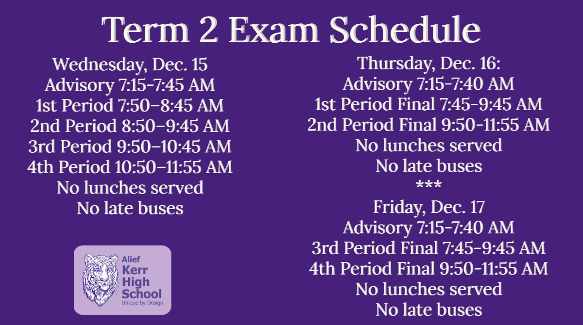 AliefKerr's tweet image. Final exams happen this week as the fall semester comes to an end.  Students will be released at 11:55 AM Wednesday, Thursday and Friday. #UniqueByDesign #AceThatTest
