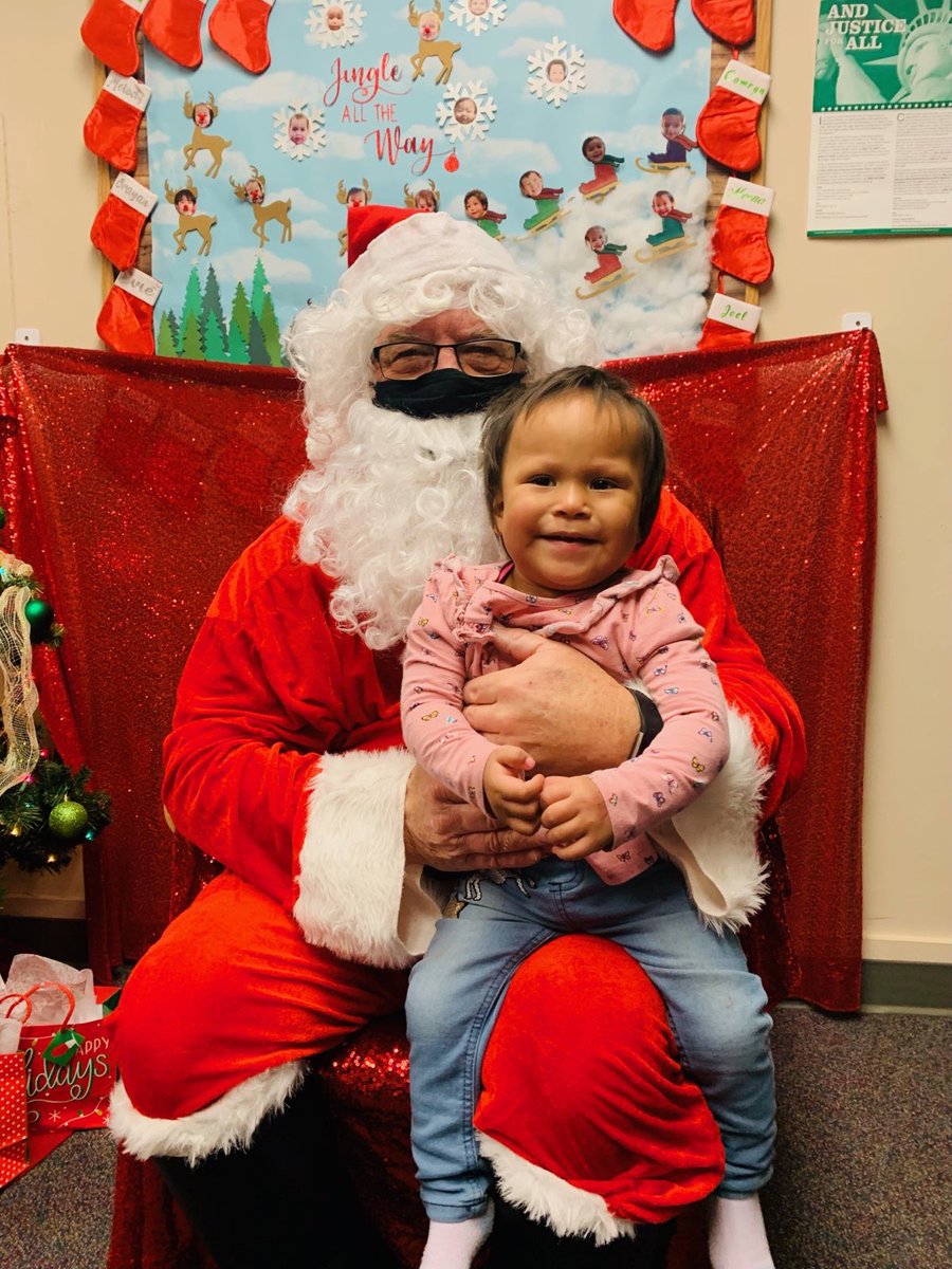 Today Santa visited our CDC children and brought joy &amp; gifts! We would like to give a HUGE shout out to the Pogmahon Motorcycle Club for sponsoring presents to the children/teen moms at the MUHSD CDC. Your generosity over the past 23 years is deeply appreciated. THANK YOU! 💜