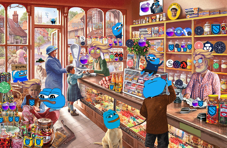 miss_atom12's tweet photo. Oh, it sure does feel like being in a SWEETshop with all the choices in the world. I WANT TO BUY THEM ALL! 

$ATOM $dVPN $OSMO $JUNO $AKT $XPRT $REGEN  $UST $ION $CRO $SCRT $IRIS https://t.co/q9kSdbURrv