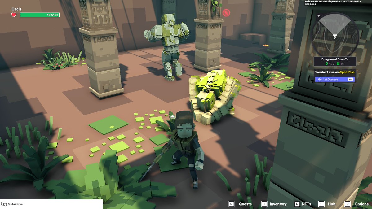 OscarOnline3's tweet photo. @TheSandboxGame Two scary golems! 😅 https://t.co/AUxlaH4VHt