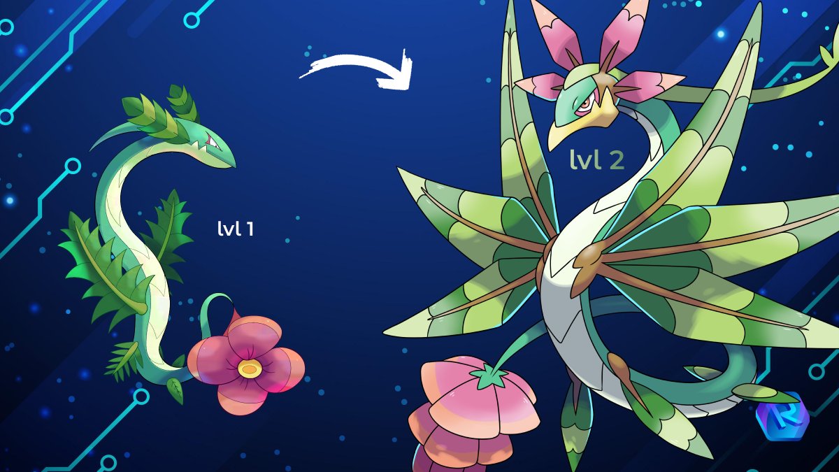 RevomonVR's tweet photo. What ? 
Vyphern is evolving !👾
Type: Forest/Sky🌲☁️

In the next revomon update, Vyphern will be able to evolve into Wyverdant. @_LuisEGB @BilsuArt synergies.

Next game update planned between the 23-24th Dec.
#revomon #metaverse #NFTs #NFT #PlayToEarn #fakemon #vr $REVO #gaming https://t.co/dnLbhzKzPv