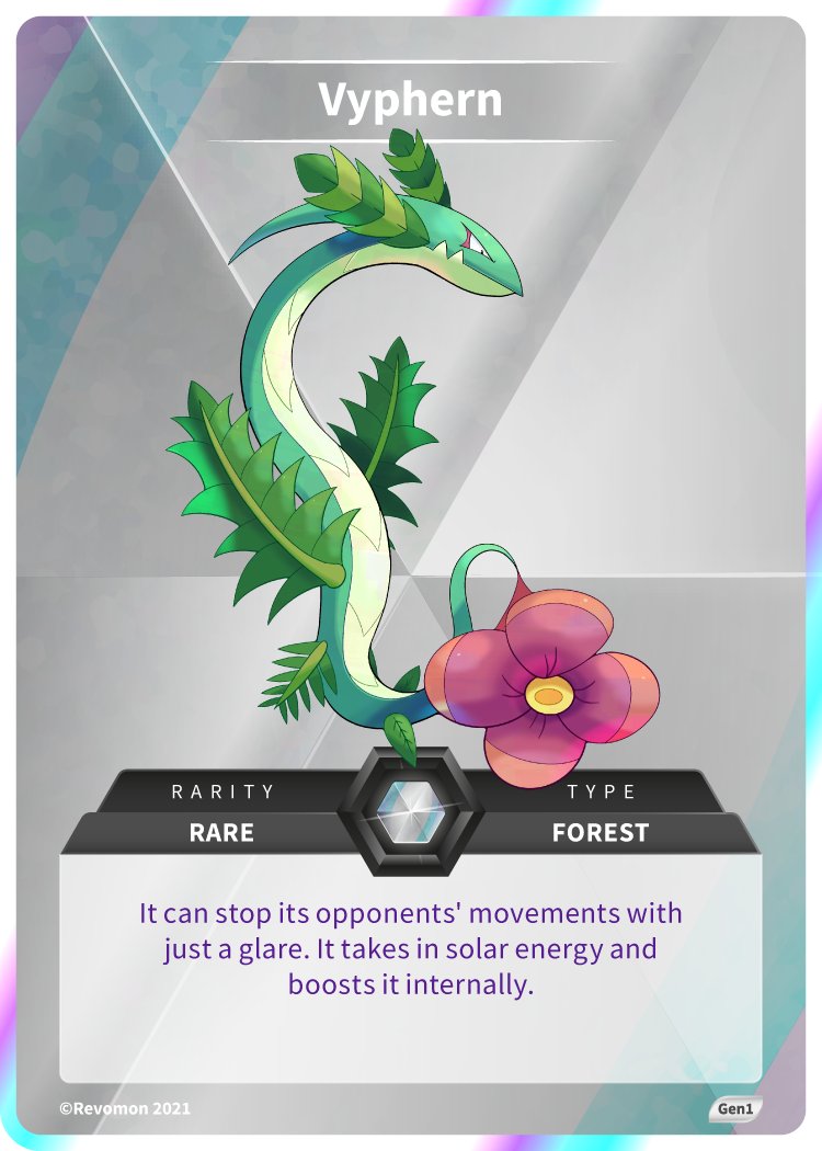 RevomonVR's tweet photo. What ? 
Vyphern is evolving !👾
Type: Forest/Sky🌲☁️

In the next revomon update, Vyphern will be able to evolve into Wyverdant. @_LuisEGB @BilsuArt synergies.

Next game update planned between the 23-24th Dec.
#revomon #metaverse #NFTs #NFT #PlayToEarn #fakemon #vr $REVO #gaming https://t.co/dnLbhzKzPv