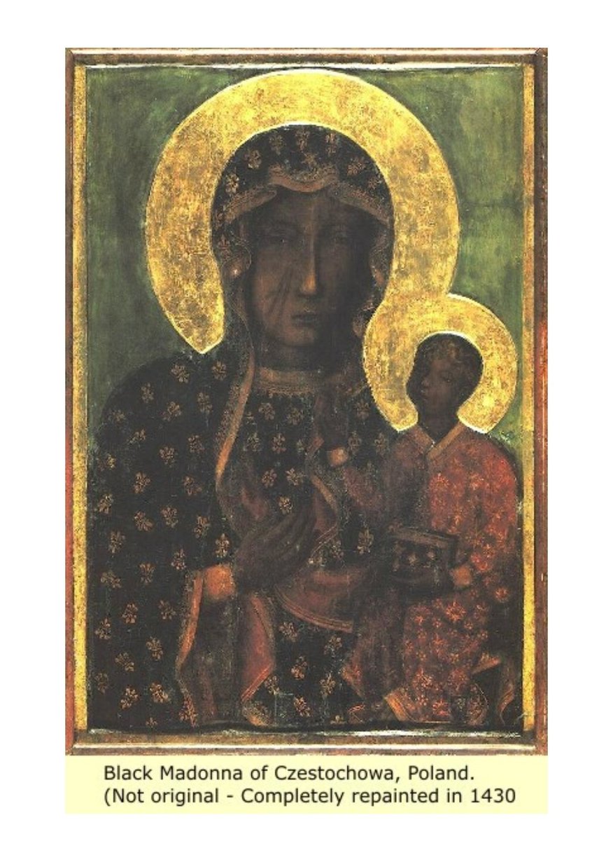 Lafayette4Ever's tweet photo. Questions of the day.

Why does your pope worship at the feet of the Black Madonna?

Why is the Black Madonna found throughout Russia? https://t.co/jlIkwlwrOY