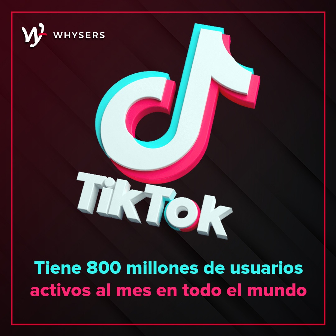 WhysersMX's tweet photo. Tik Tok tiene un alcance impresionante en todo el mundo ya que sus usuarios se mantienen activos la mayor parte del día. En Whysers tenemos las estrategias ideales para que tu marca tenga mayor influencia usando esta plataforma. #WhysersMX

https://t.co/MS7zY8wKvq https://t.co/kShaKYVPFe