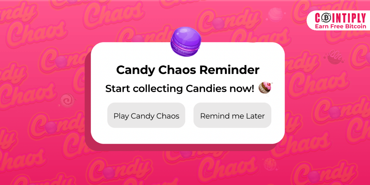 Here's your Candy Chaos reminder for the day 🍬⁣⁣⁣
⁣⁣⁣
🍭 10% offer bonus on all surveys &amp; offer walls, throughout the bonus.⁣⁣⁣
⁣⁣
Don't forget the Promotion runs from December 7th to December 27th, 2021.⁣
⁣
Start collecting 9 candies! 💗⁣