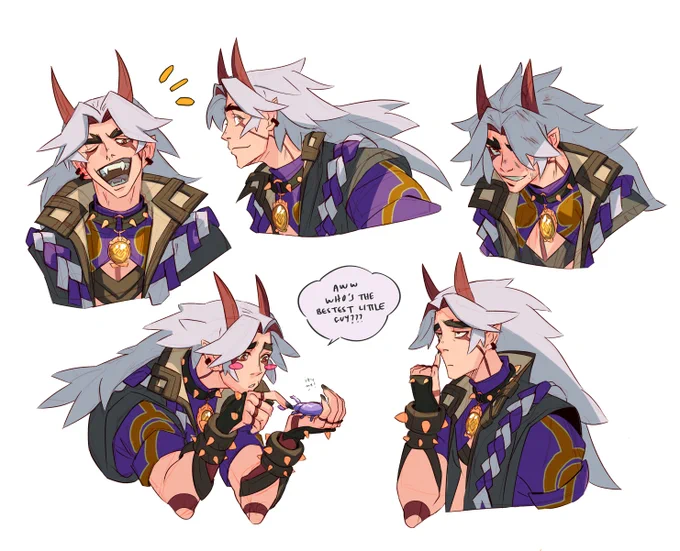 Itto expressions 👹 I can't wait to meet him

#GenshinImpact #Itto 