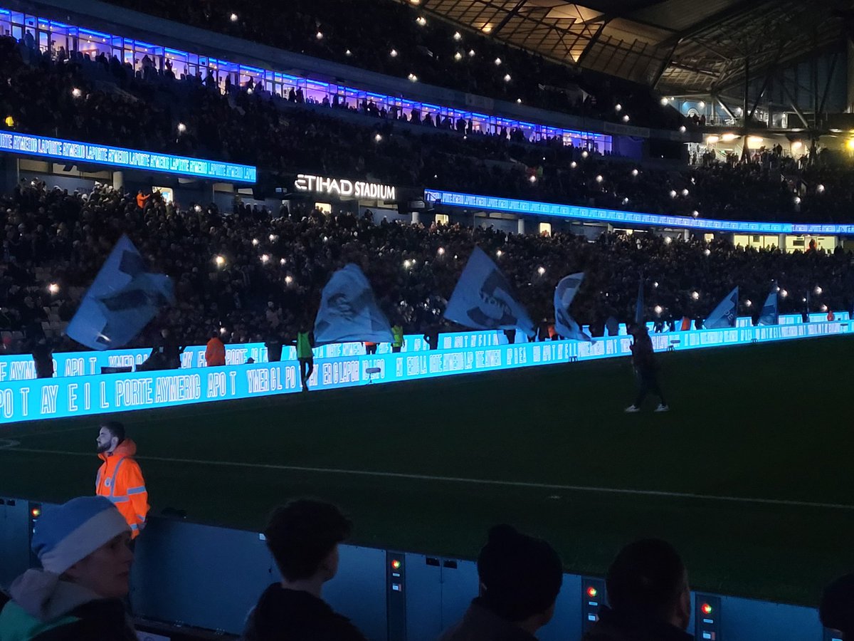 DebbieMCFC36's tweet photo. Fucking cracking match, cracking atmosphere loads of smiling faces and to top it off a 7 yes 7 fucking 0 #MCFC #HappyBlue https://t.co/eT5AZ0cIpb