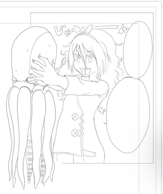 一コマ目なので渾身のひかりちゃん。年明けに完成させたいなぁ。 