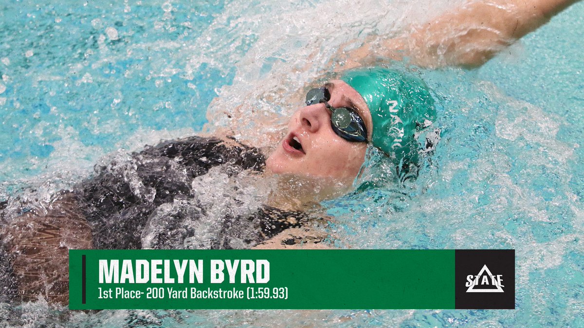 DeltaStateSWD's tweet photo. .@madelynebyrd gets a win! She takes home first in the 200 back and makes the NCAA "B" Standard mark in the process!

#WhereChampionsSwim🏊 https://t.co/WsCYvE7qYW