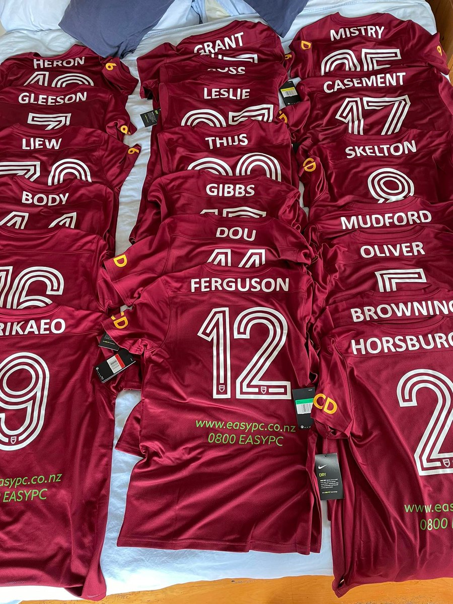 EasyPCNZ's tweet photo. The brand new team uniform has finally arrived for the North Shore United A.F.C 95s football team proudly sponsored by EasyPC! ⚽️

#Football #NorthShoreUnited #The95s #SupportGrassRoots #SupportLocal https://t.co/aNeZOHDDQg