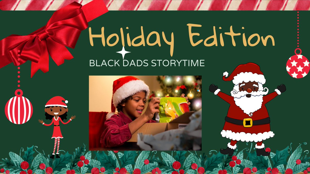 mixxmomma's tweet photo. It's about to go down! Note to self, none of our local bookstores had a copy of @nancyredd's The Real Santa, I had to make special requests for this beautiful story!  Please uplift this wonderful book for the holidays! #Books #BlackDadsStorytime #BooksJoyJustice https://t.co/MhEZwyOFXQ