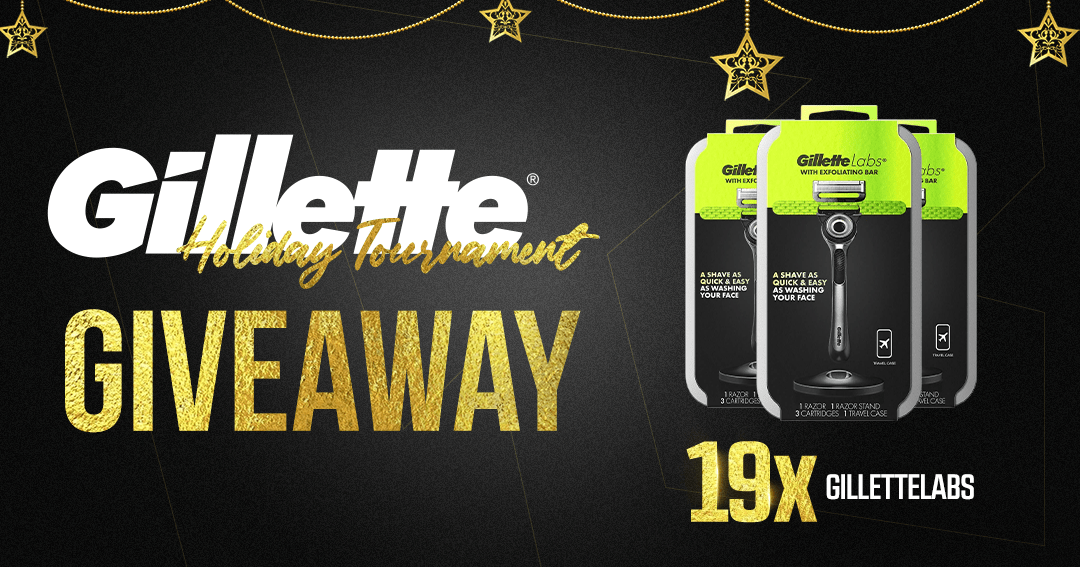 Repeatgg's tweet photo. Repeat Holiday Tournament and Giveaway #4 of 6

🤝We have partnered with @Gillette to bring you this giveaway

🎁Giving away 19 x GILLETTE Labs w/ Exfoliating Bar Travel Kit
🔗https://t.co/O0TIYa2ZdO

💰Attached is the Gillette $1000 Fortnite Tournament 
🔗https://t.co/woBy6PqUa4 https://t.co/ZHTtq5c3tv