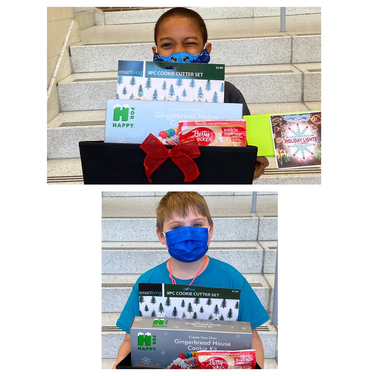 Waterview Elementary (@waterviewelem) on Twitter photo We officially wrapped up #1school1book today with family holiday basketsβοΈβοΈβ¦gingerbread houses; cookies & cookie cutters; hot cocoa & blankets; and a family pass to the Holiday Lights at the Oceanfront!!Great job, π―π― families!! <a href="/e_jamison0801/">Principal E. Jamison</a> <a href="/hnealPPS/">Dr. Heather Neal</a> @Gr3Meehan <a href="/readtothem/">Read to Them</a> We officially wrapped up #1school1book today with family holiday basketsβοΈβοΈβ¦gingerbread houses; cookies & cookie cutters; hot cocoa & blankets; and a family pass to the Holiday Lights at the Oceanfront!!Great job, π―π― families!! <a href="/e_jamison0801/">Principal E. Jamison</a> <a href="/hnealPPS/">Dr. Heather Neal</a> @Gr3Meehan <a href="/readtothem/">Read to Them</a>
