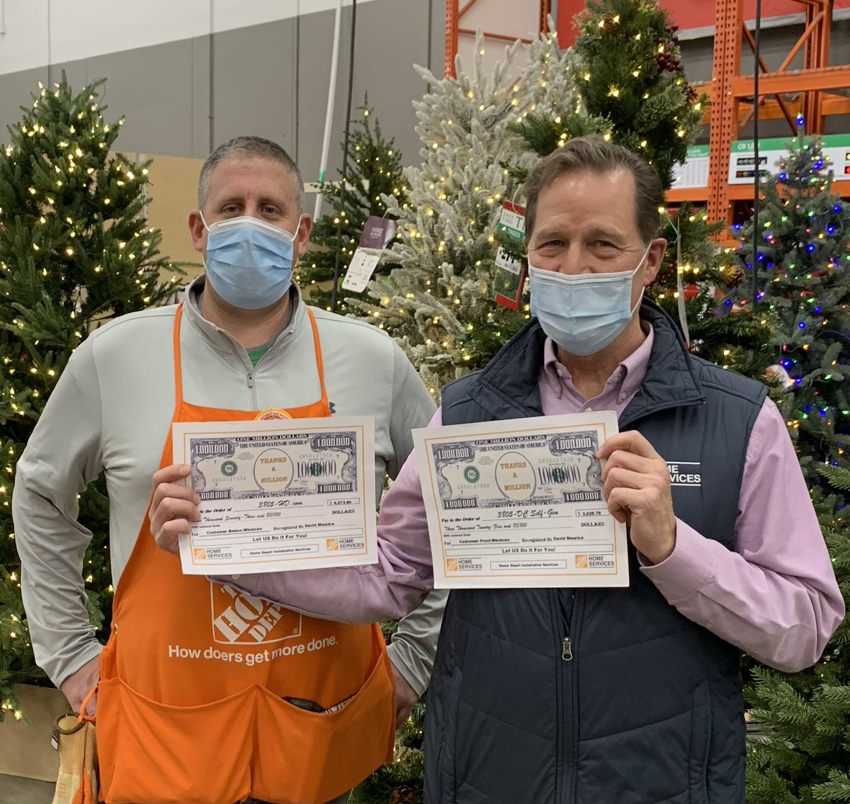 @THDdavid (@thddavid1) on Twitter photo With Store 3805 Manager Greg Decarlo. Cha-Ching Checks for a couple of installed windows sales bring some Christmas cheer! <a href="/GregDecarlo/">Greg DeCarlo</a> <a href="/THDKarla/">Karla Robinson</a> <a href="/thdboardman/">The Home Depot #3805</a> With Store 3805 Manager Greg Decarlo. Cha-Ching Checks for a couple of installed windows sales bring some Christmas cheer! <a href="/GregDecarlo/">Greg DeCarlo</a> <a href="/THDKarla/">Karla Robinson</a> <a href="/thdboardman/">The Home Depot #3805</a>