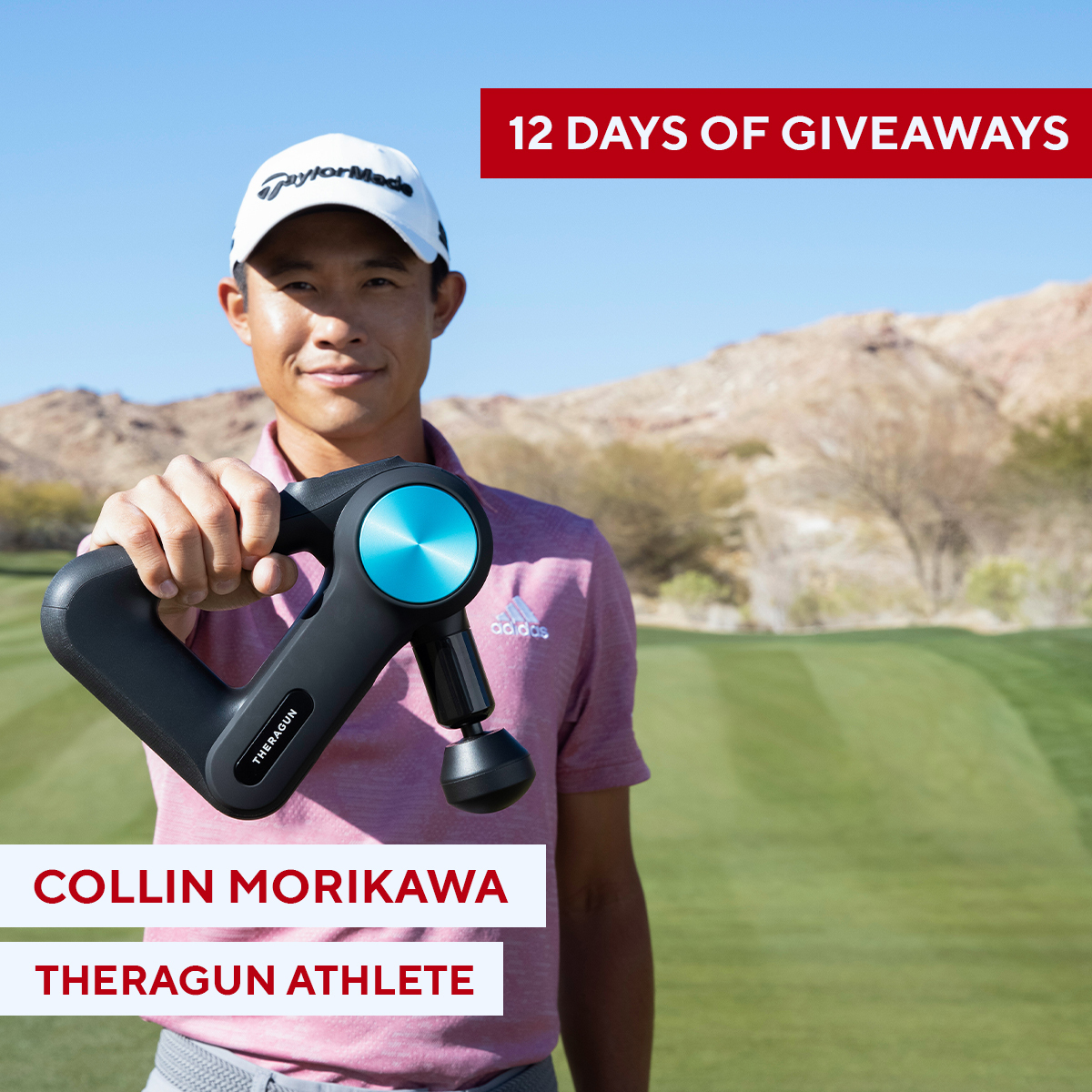 Swinging into Day 6 of our 12 Days of Giveaways with Collin Morikawa! Get Collin's ultimate #Therabody combo featuring #Theragun PRO, #Theragun mini and Wave Solo. Visit our Instagram to enter: https://t.co/qddDFLe0Ph https://t.co/D8f62hPWAL