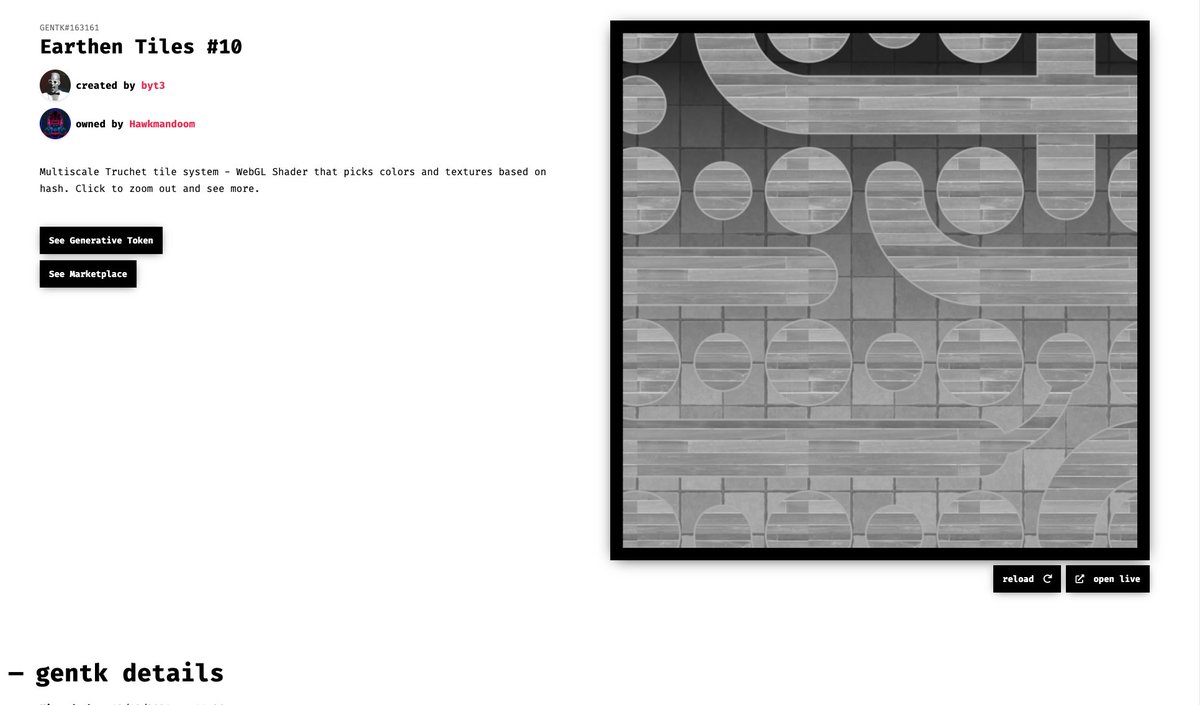 byt3nft's tweet photo. @hawkmandoom @fx_hash_ it's blank for me in the preview - but the page works and I can see it? I'm on mac os/chrome browser. https://t.co/Mpi8YqNIeo