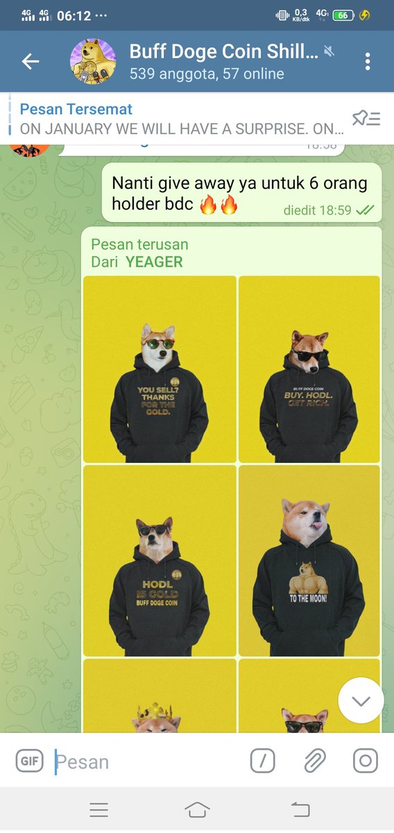 TokenMemeFamily's tweet photo. G &amp; A for holder #buffdogecoin 💎
To take part in the event, just follow the @buffdogecoin account, and don't forget to like rt. &amp; comment as interesting as possible here... Prizes will be distributed 01-01-2022!!

gift in the form of a hoodie 👇👇👇

#BuffDogeCoin https://t.co/g8He2Ys48g