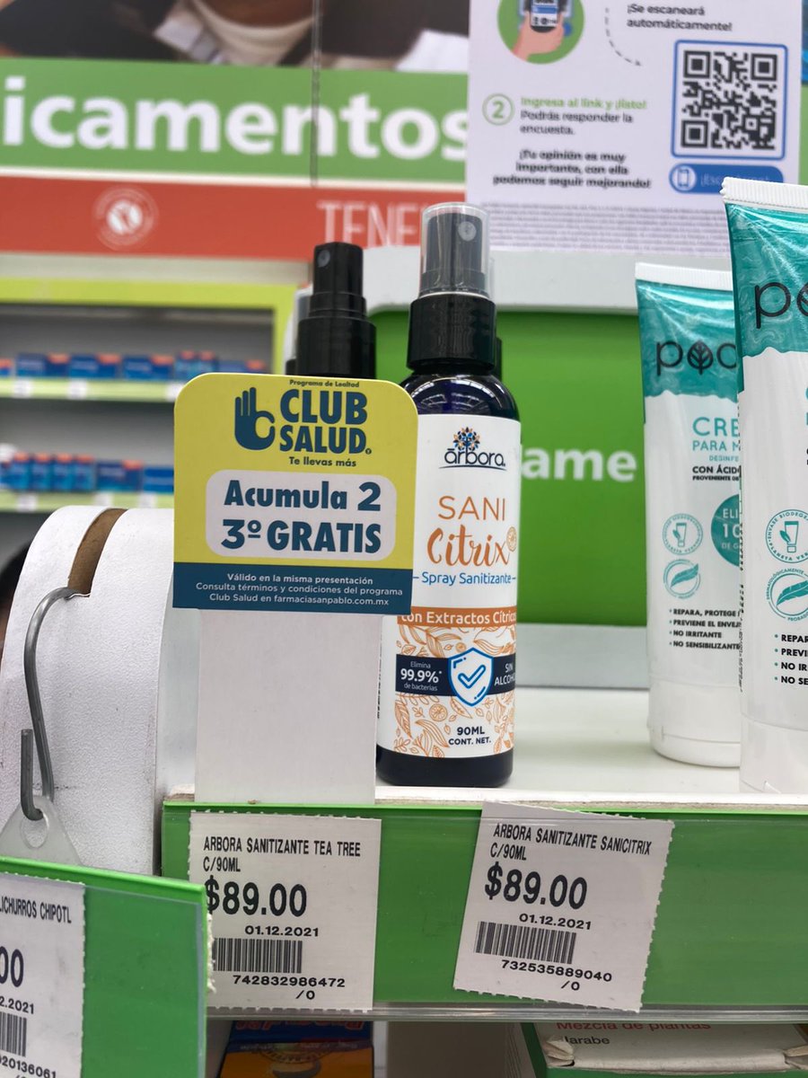 Claudiasegal's tweet photo. Increíble @sanpablofarma tienen una promoción en exhibición, y al pretender comprarla me dicen que no, que es 4x3. @Profeco https://t.co/Kpox06WUYI