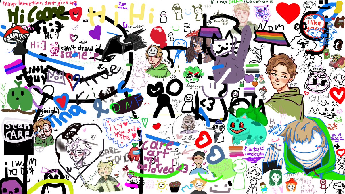 ty for drawing with me chat <3<3 so talented love u guys 