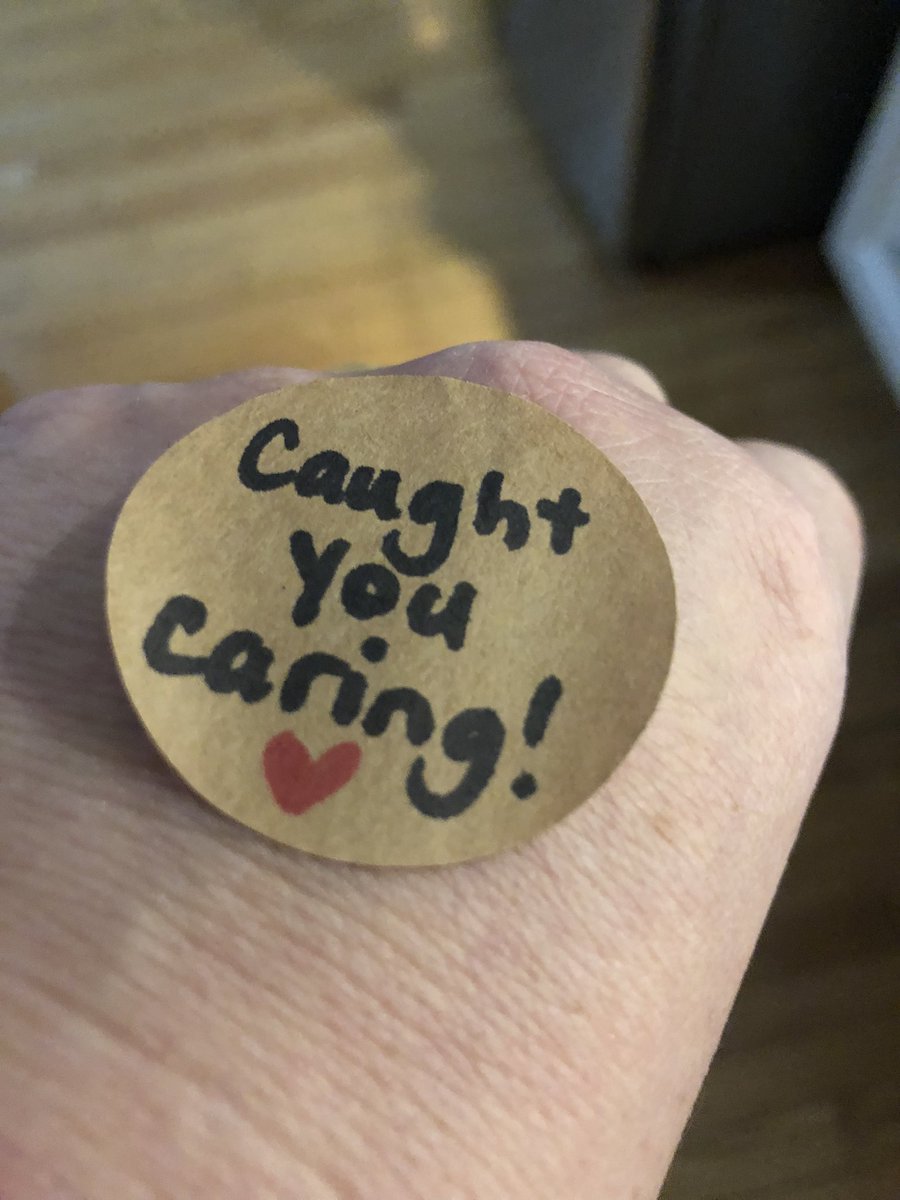j_varriano's tweet photo. What a sweet sticker I received from a @Lorneparkps grade 1 student today because I gave her friend ice when she was hurt. Ms. Heck gave each child 3 stickers today to give to 3 different people. So happy to be one of Anika’s 3. 🤗❤️@PeelSchools #kindnessdoesmatter #mademyday https://t.co/hmIXGf5nXH