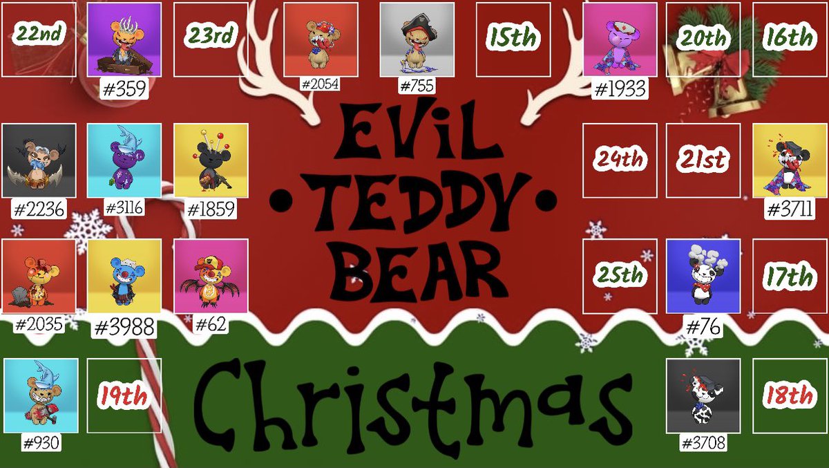 Evil Teddy Bear Club 🧸 - SOLD OUT tweet media