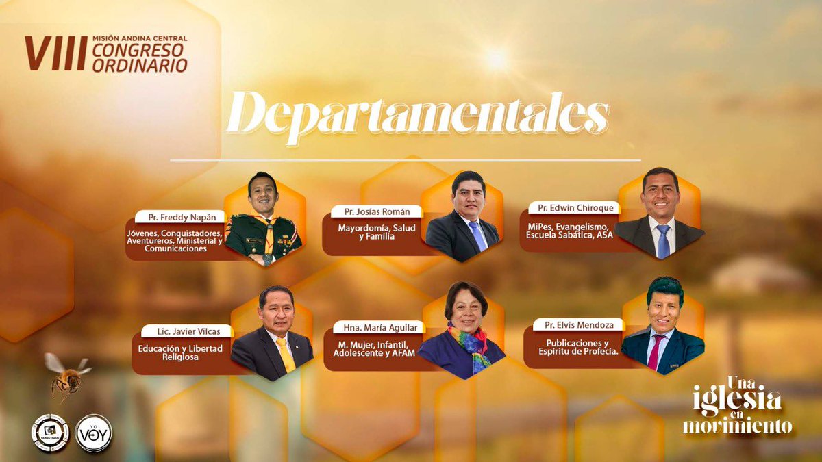 FariChoque's tweet photo. El VIII Congreso de la Misión Andina Central presenta a sus líderes para el próximo periodo administrativo. Dios  los llene de su Espíritu! https://t.co/jFR80oRUKS