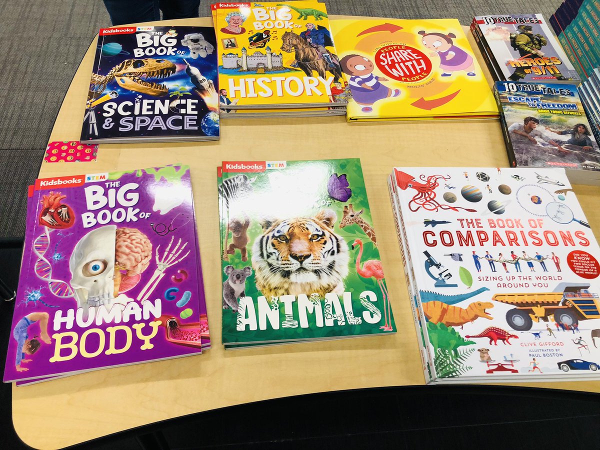 Morristeach1's tweet photo. Shout out to @CEMediacenter for helping make sure that all students at @Central_ElemE4E have the gift of literacy this winter break!All students were able to choose two high interest books to read over break! 💫📚💫

#literacyforall #LiteracyIsEquity https://t.co/bEYKBIXTm3