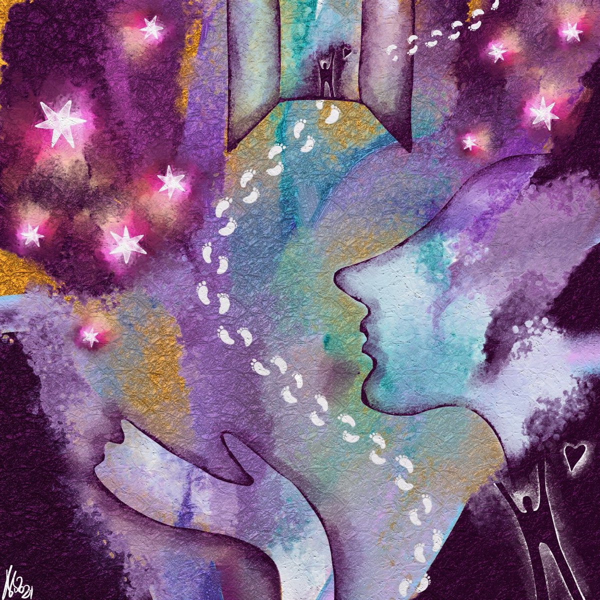 jbsartdesign's tweet photo. My new #painting #ipadpainting #creativity is #art expression of my journey as #workingcarer #NHSthinkcarer balancing #addisonian #spoonielife with #addisonsdisease and other disabilities. Thank you to all lovely people who inspire me and encourage me by being truly themselves https://t.co/Mv2wqaVJNr