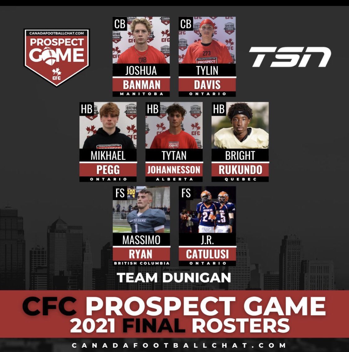 Very thankful to be selected as an All-Canadian, and be given the opportunity to play in the TSN Prospect Game🙏🏾🇨🇦🦾 @GlenAMills @CFCProspectGame @chatfootball @SXRavens
