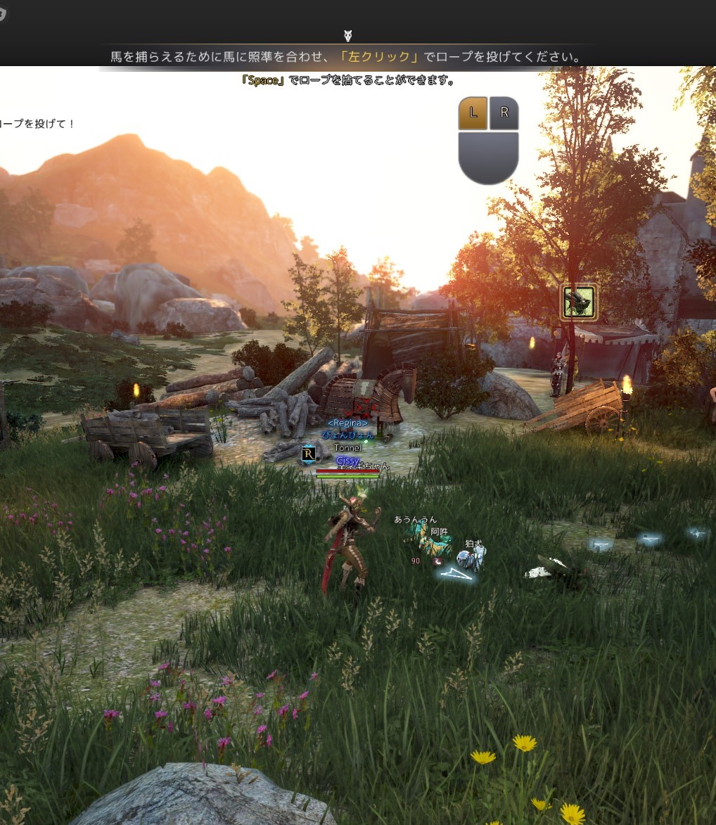 むろあをい Tonnel 黒い砂漠 成長パスのために初めて馬調教クエをやってみた なんこれ野生馬より難しいのなんなんｗ 野生馬 の捕獲を教えてもらってから大体失敗せずに馬捕まえられるのに 久しぶりに調教ゲームで１５回とか失敗した 最後木馬に乗って