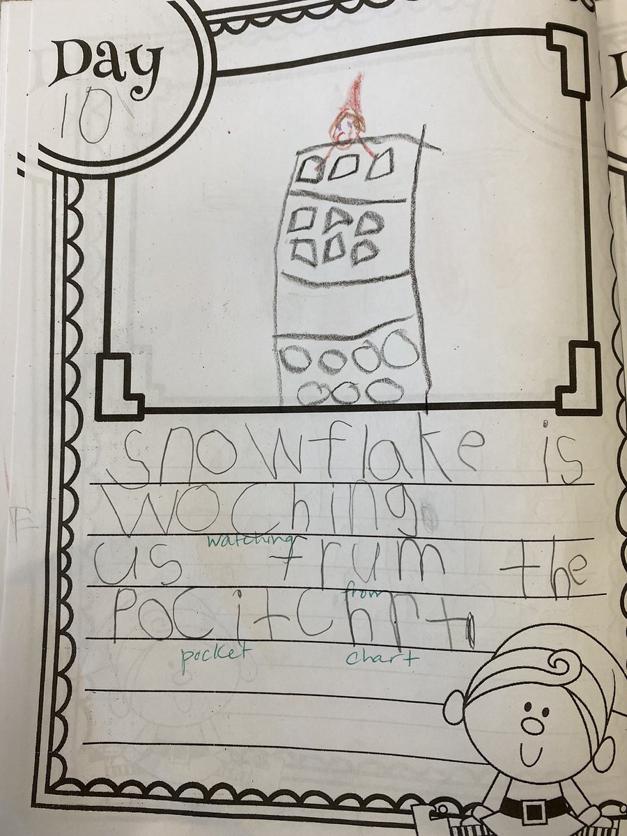 jovteach's tweet photo. We found Snowflake on the pocket chart today! She brought a new snowman activity to practice reading words! #ClassroomElf #SnowflakeAdventures #WEStandTogether #becomebelongNYCSD @WESpolarbears https://t.co/QSXZ53IH8q