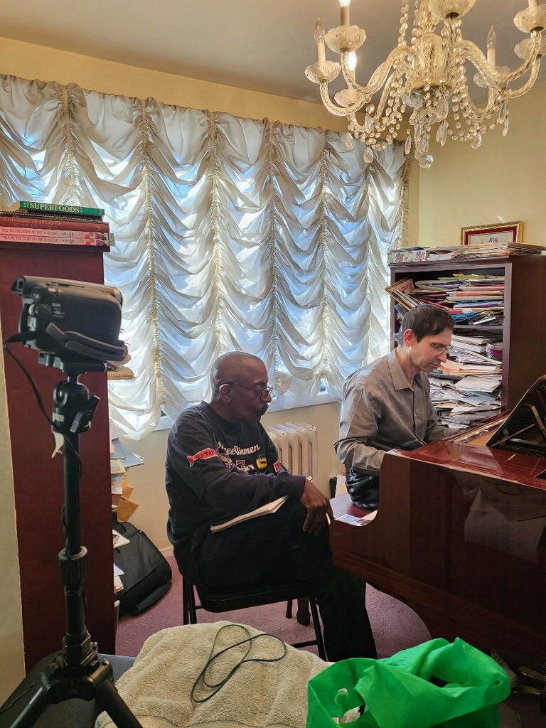 MattyKWard's tweet photo. The process continues. Making the score/sound track with Mr. Keys.
#The_UnRemarkables_movie #Comedy #music #soundtrack #TheSturdyWay #TrueSoundzandVision #TribecaFF #January2022 https://t.co/9khKe4T6hl