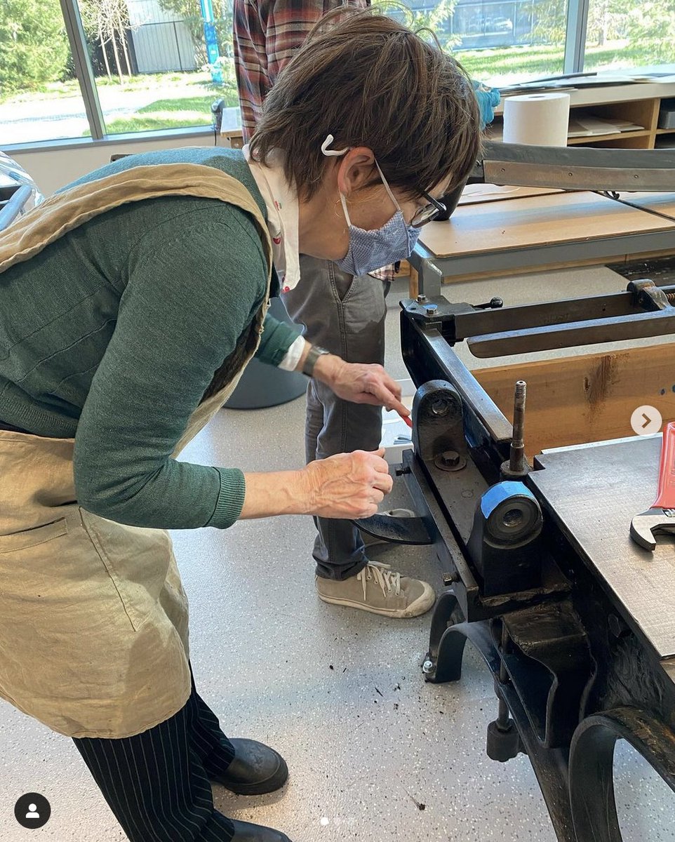 StanfordLibs's tweet photo. Board shears got a little love and care in Stanford Libraries conservation lab, shortly before winter break, thanks to James Fayne and Kurtis Kekkonen from the @HooverArchives.
https://t.co/4NR1hcSFhV
#conservationtools #boardshears https://t.co/fYhQQCaDvW