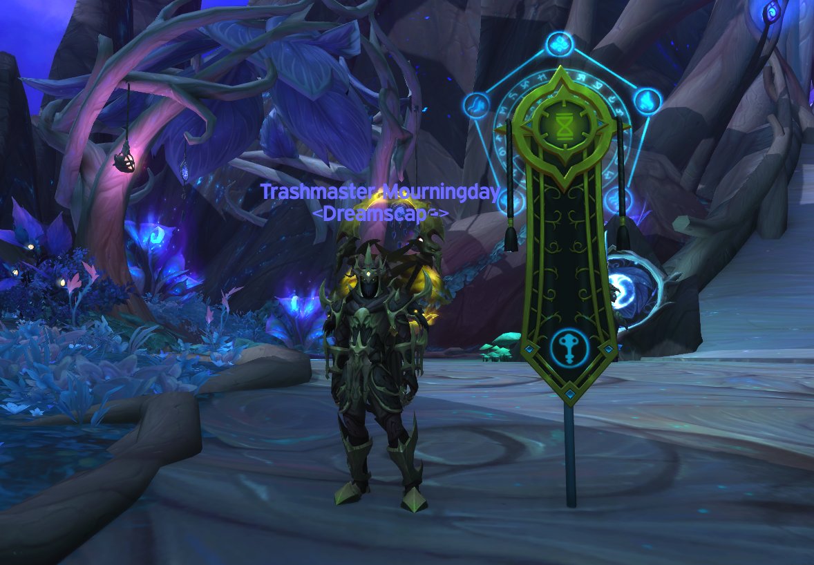 dkdrums's tweet photo. Bannered up on a Tuesday evening! #Greatpush #season2 #worldofwarcraft #mythicplus https://t.co/ynfNnIFbFs