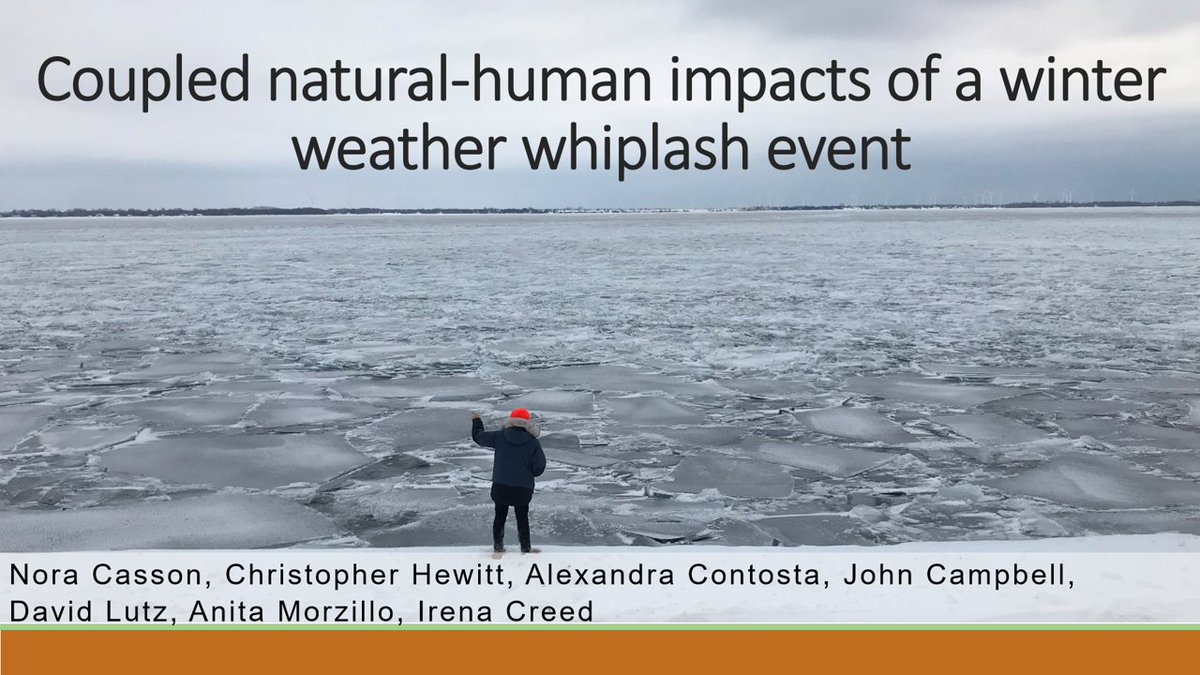 Then, at 2:45 on Wednesday, I'm joining session GC34C (Climate Risk Management for Human-Natural Systems) to talk about our <a href="/sesync/">SESYNC</a> funded work on winter weather whiplash events #AGU21