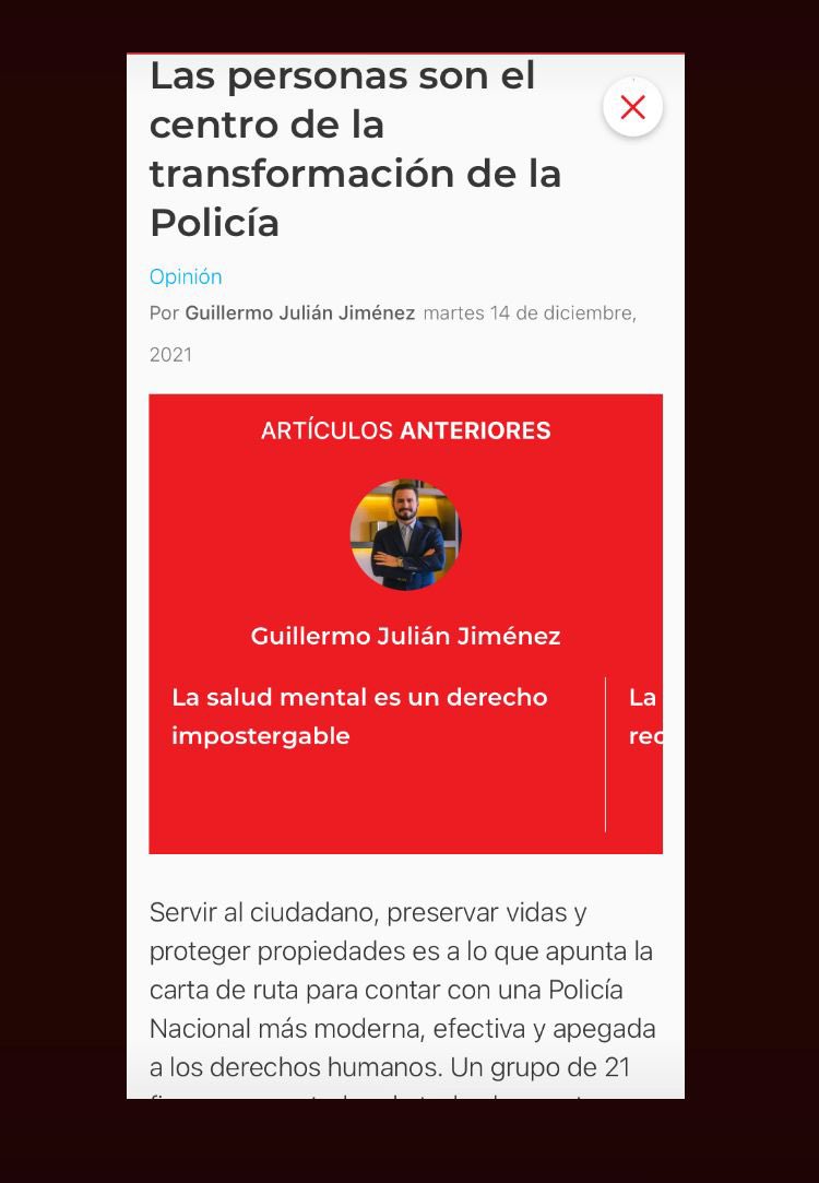 Servir al ciudadano, preservar vidas y proteger propiedades es a lo que apunta la carta de ruta para contar con una Policía Nacional más moderna, efectiva y apegada a los derechos humanos. 21 figuras detodos los sectores sociales ha cumplido con las expectativas de la sociedad.