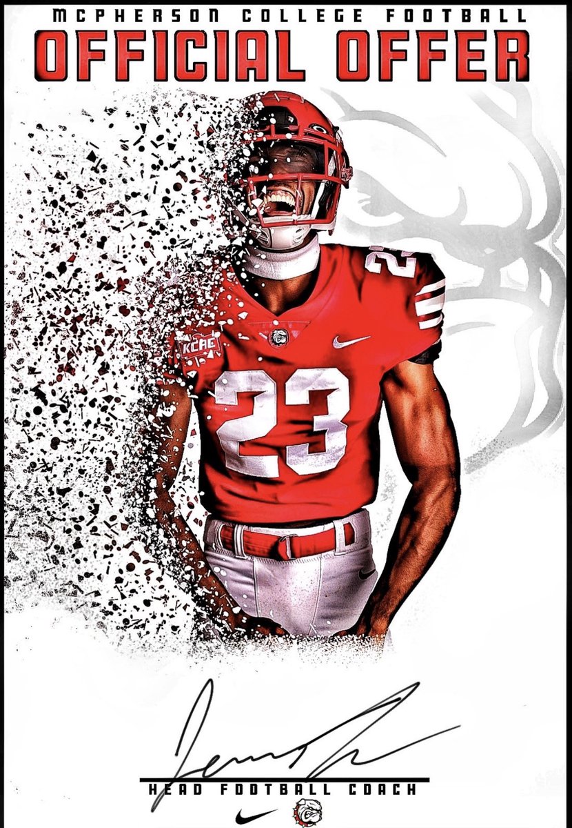 TyB3rry's tweet image. Blessed to receive an official offer from McPherson College. @CoachJFisc @KCTigerFootball @CoachADMitchell @Coach_dcMiller