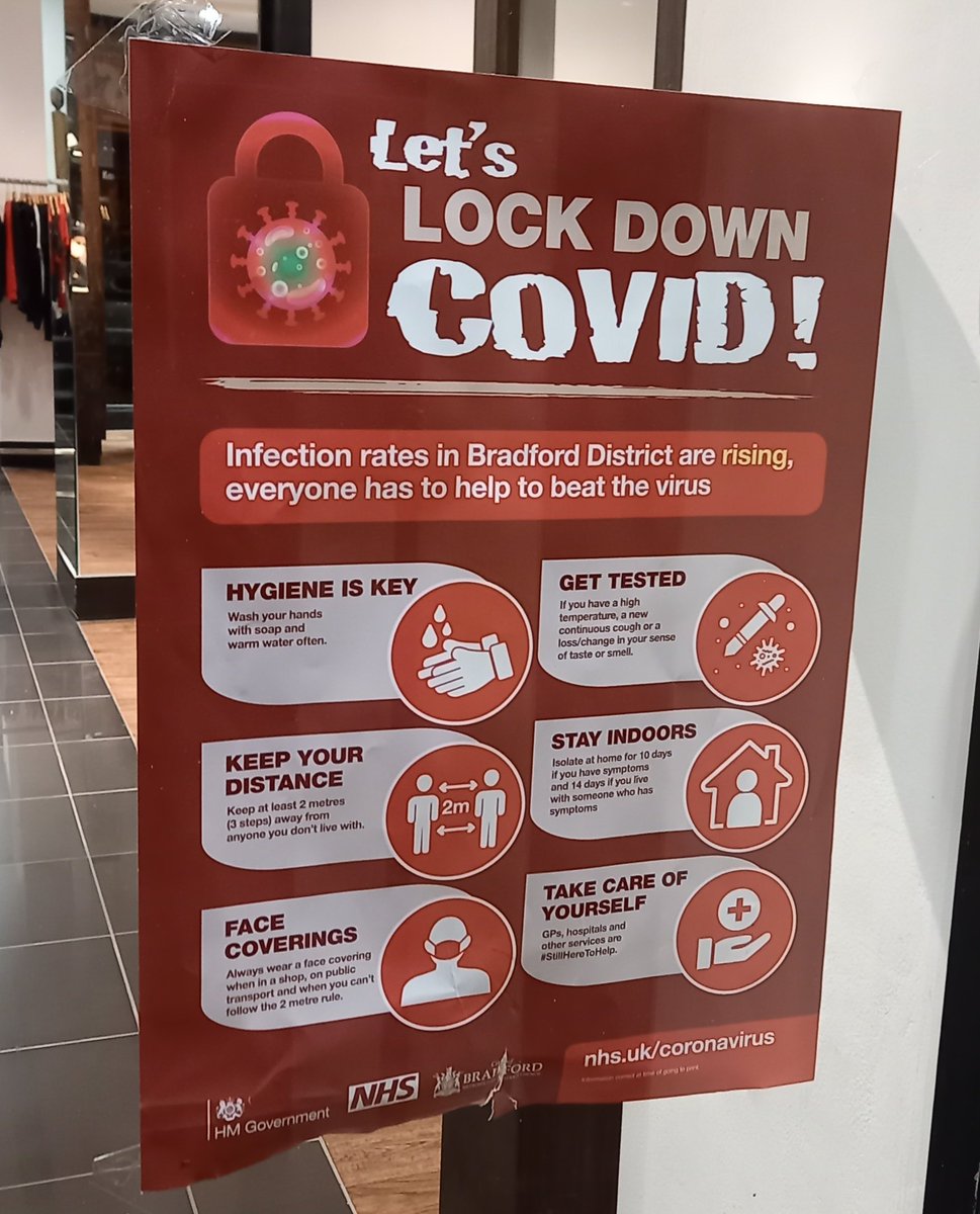 marketing_gott's tweet photo. Let's LOCK DOWN COVID!
A Covid-19 sign I saw in Bradford last weekend.
One of well over a thousand signs, markings and posters I've documented during the pandemic. More snaps of them are over on my Instagram https://t.co/jtJbLWI2YU #covidsigns #coronavirussigns https://t.co/GduGMjuNQ4