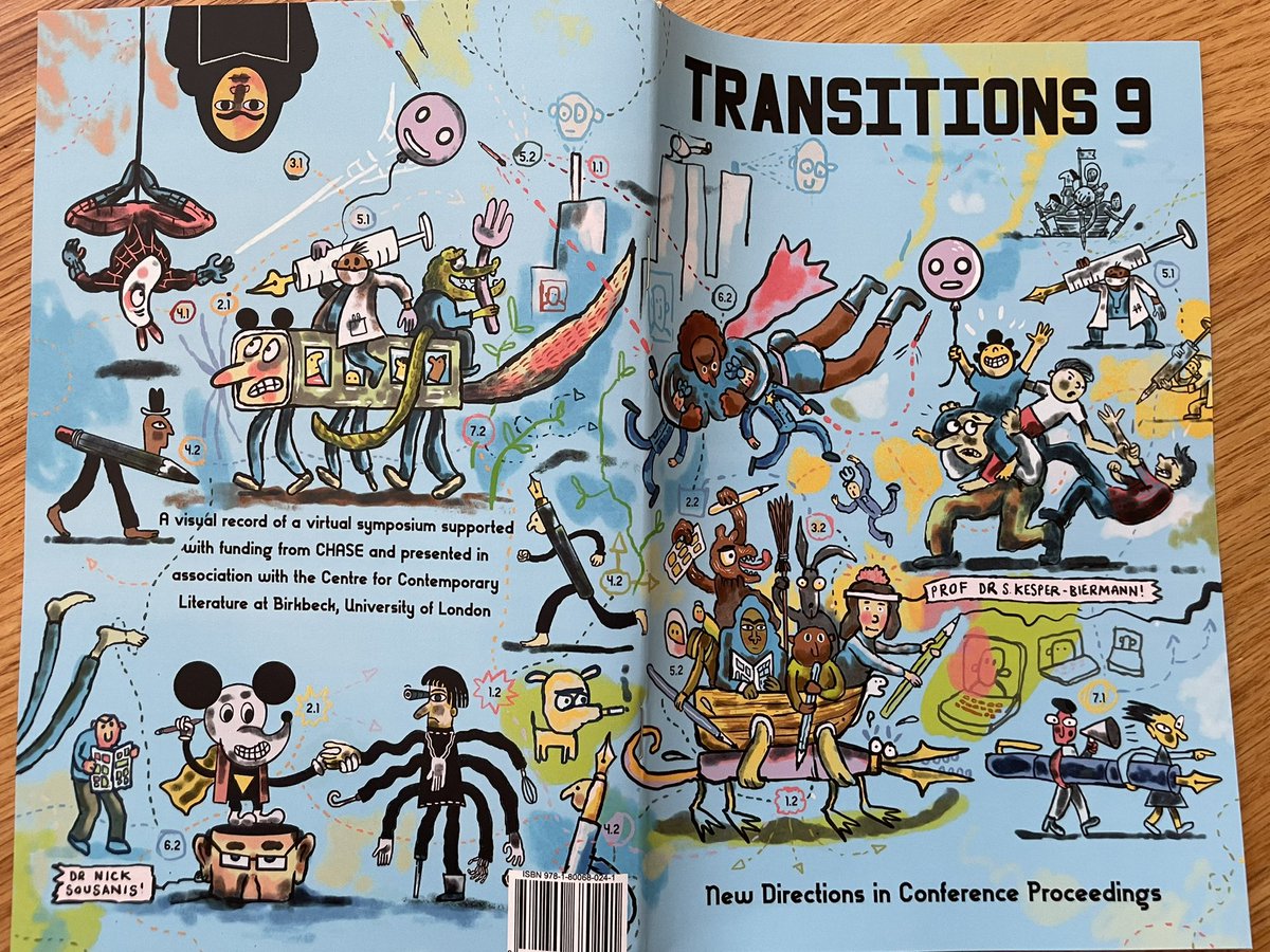 Nsousanis's tweet photo. What a lovely arrival in the post! Wonderful record of @transitionssymp - such a great way to share &amp; I hope more events follow suit! And some killer/brilliant drawings/sketch notes/comics in here! Thanks to @haug @Johnmiers &amp; all and @KaySohini for documenting my keynote! 1/2 https://t.co/WAx02TxQzU