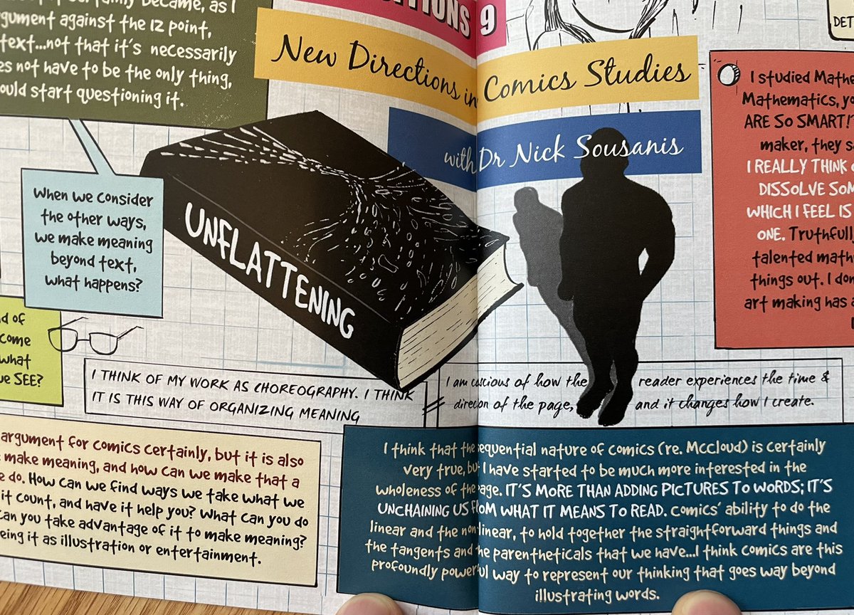 Nsousanis's tweet photo. What a lovely arrival in the post! Wonderful record of @transitionssymp - such a great way to share &amp; I hope more events follow suit! And some killer/brilliant drawings/sketch notes/comics in here! Thanks to @haug @Johnmiers &amp; all and @KaySohini for documenting my keynote! 1/2 https://t.co/WAx02TxQzU
