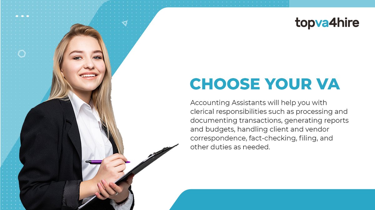 Need help in organizing financial data and preparing accurate reports? You don't have to worry! An #accountingassistant who will handle these tasks while working remotely is what you need.

For a free consultation, visit this link: bit.ly/3kTx9O7