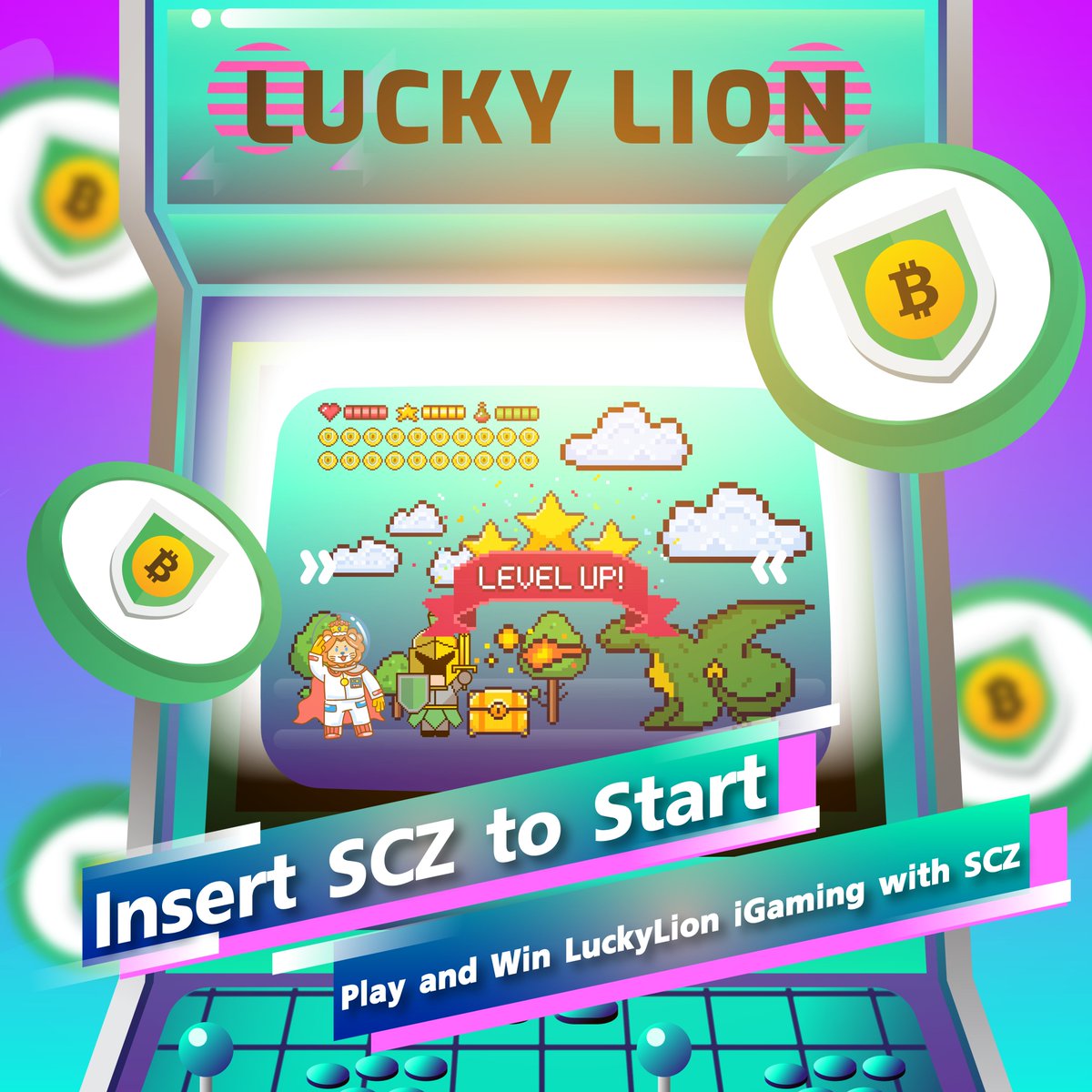 We are delighted to announce partnership with <a href="/LuckyLionGameFi/">Lucky Lion Official</a>

🪙 Starting from Dec 15, 2021 7AM UTC, SCZ will be added into the list of playable currencies 

🕹 Deposit SCZ and play 66+ games on app.luckylion.io/games

#DeFi #GameFi #BSC #PlayToEarn #Partnership